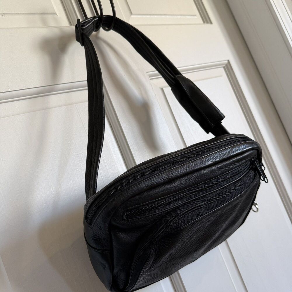 Handcrafted Daymakers Santa Barbara unisex leather fanny pack made in USA Dad?